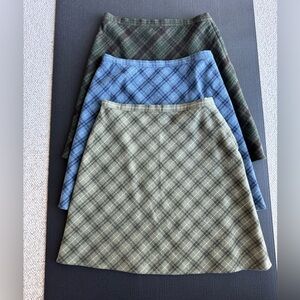 Abercrombie & Fitch A-line skirts, set of three, size 4